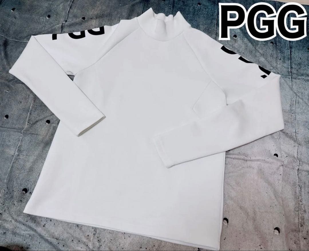 PGG ダンボールニット長袖モックネックシャツ(サイズ5)