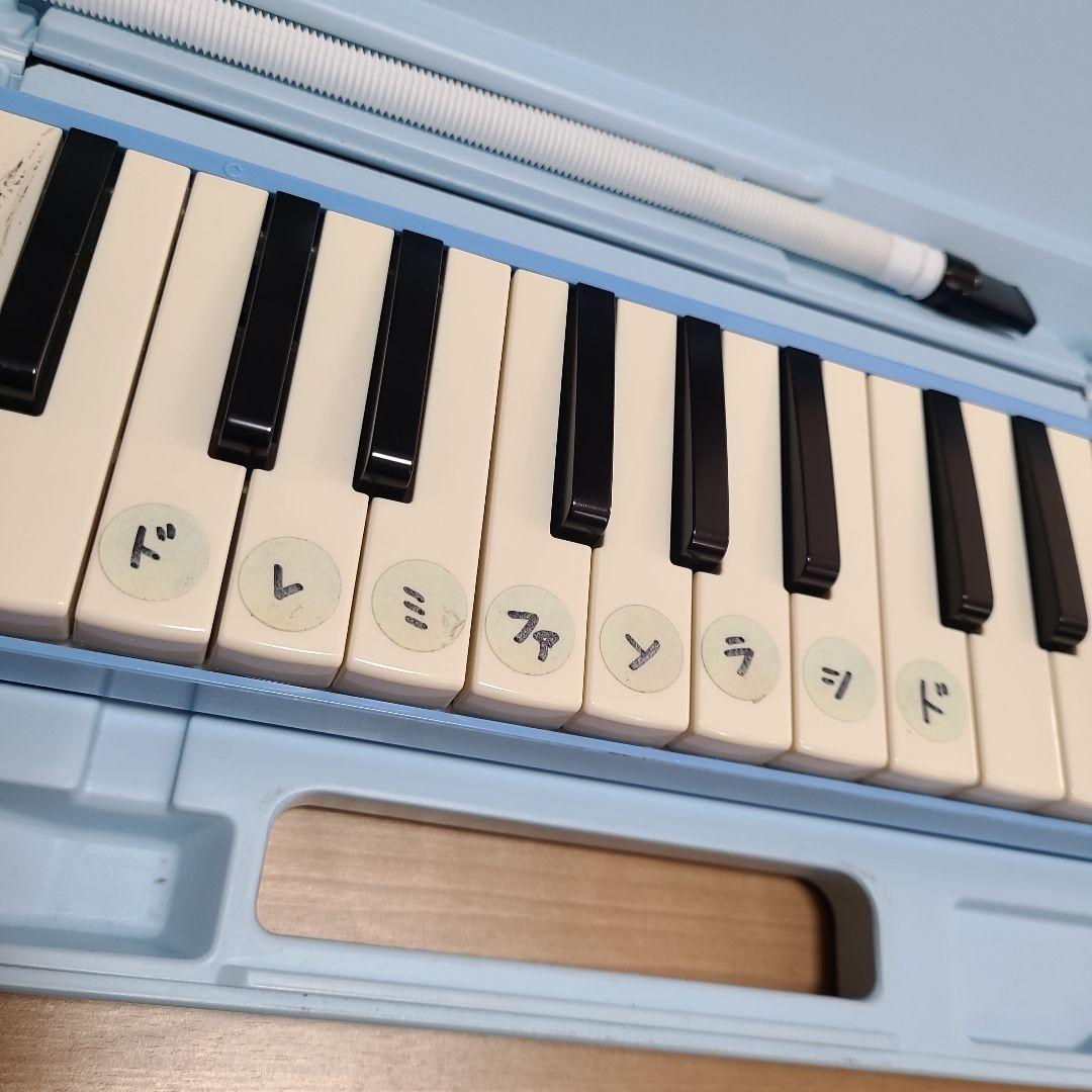 YAMAHA 鍵盤ハーモニカ 32鍵 水色