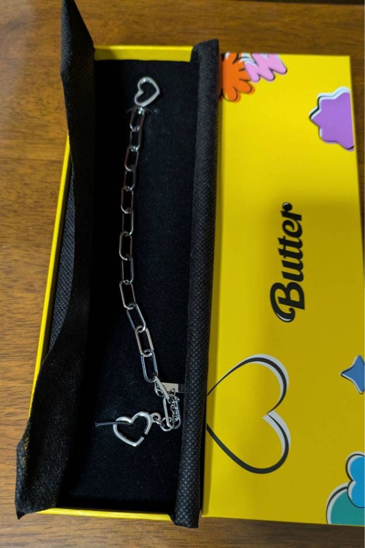 【試着のみ】BTS Butter ハートブレスレット bracelet