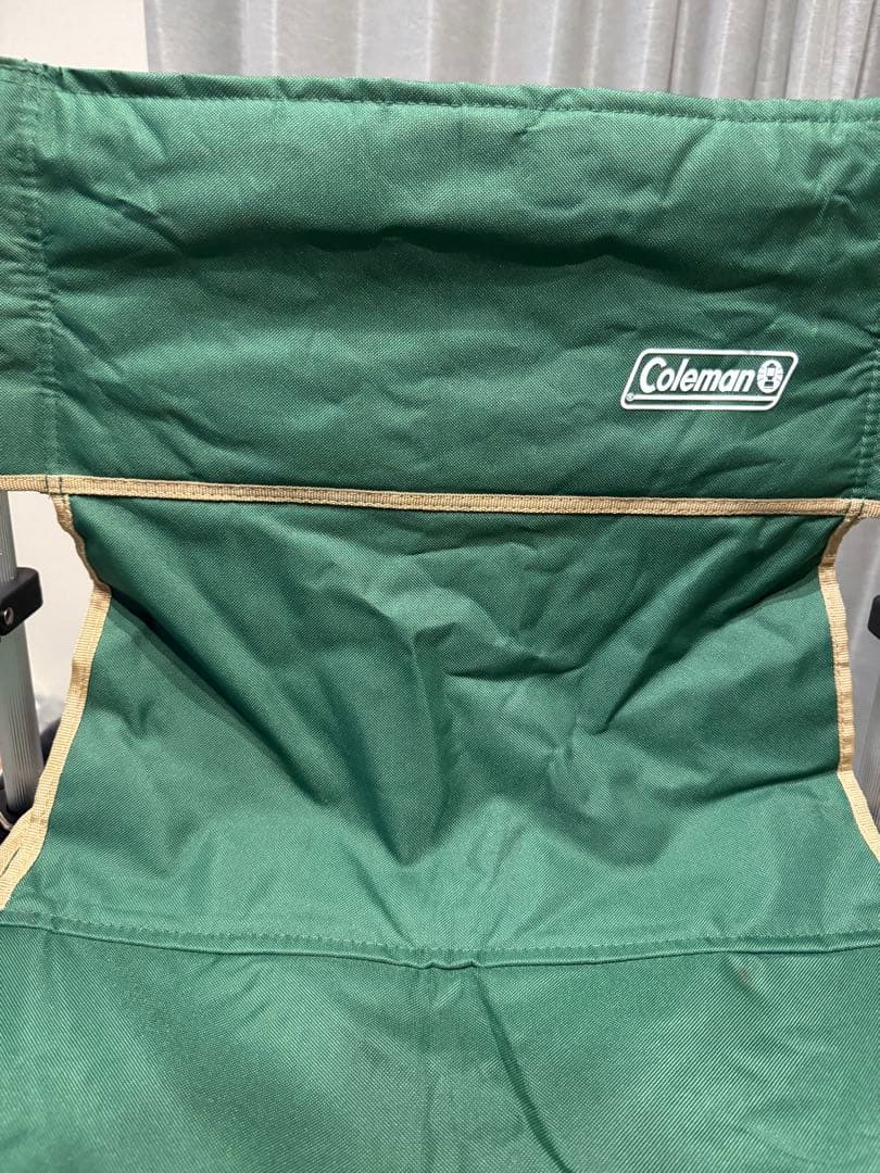 Coleman アウトドア　キャプテンチェア　セット　赤　緑