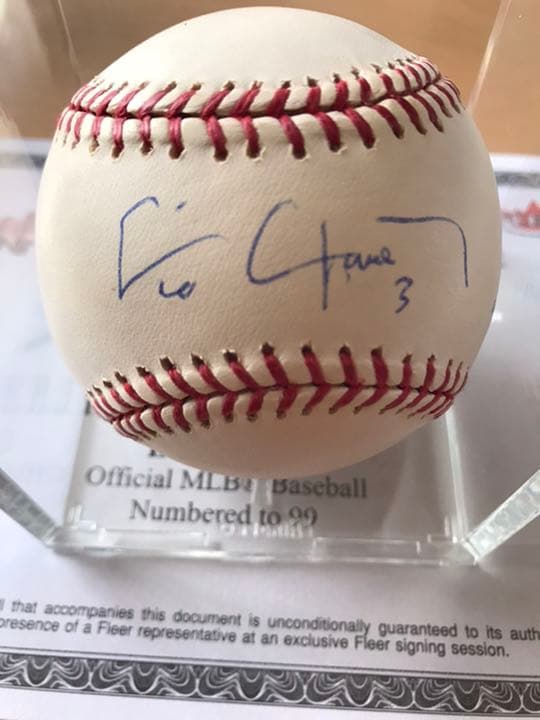エリックチャベス直筆サインボールEric  Chaves