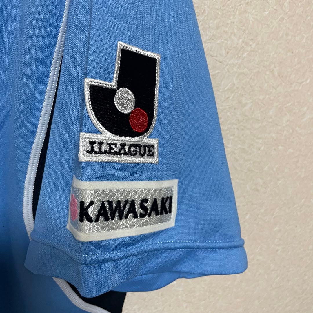 【正規品】09/10 川崎フロンターレ 中村憲剛 14 L 当時物　アシックス