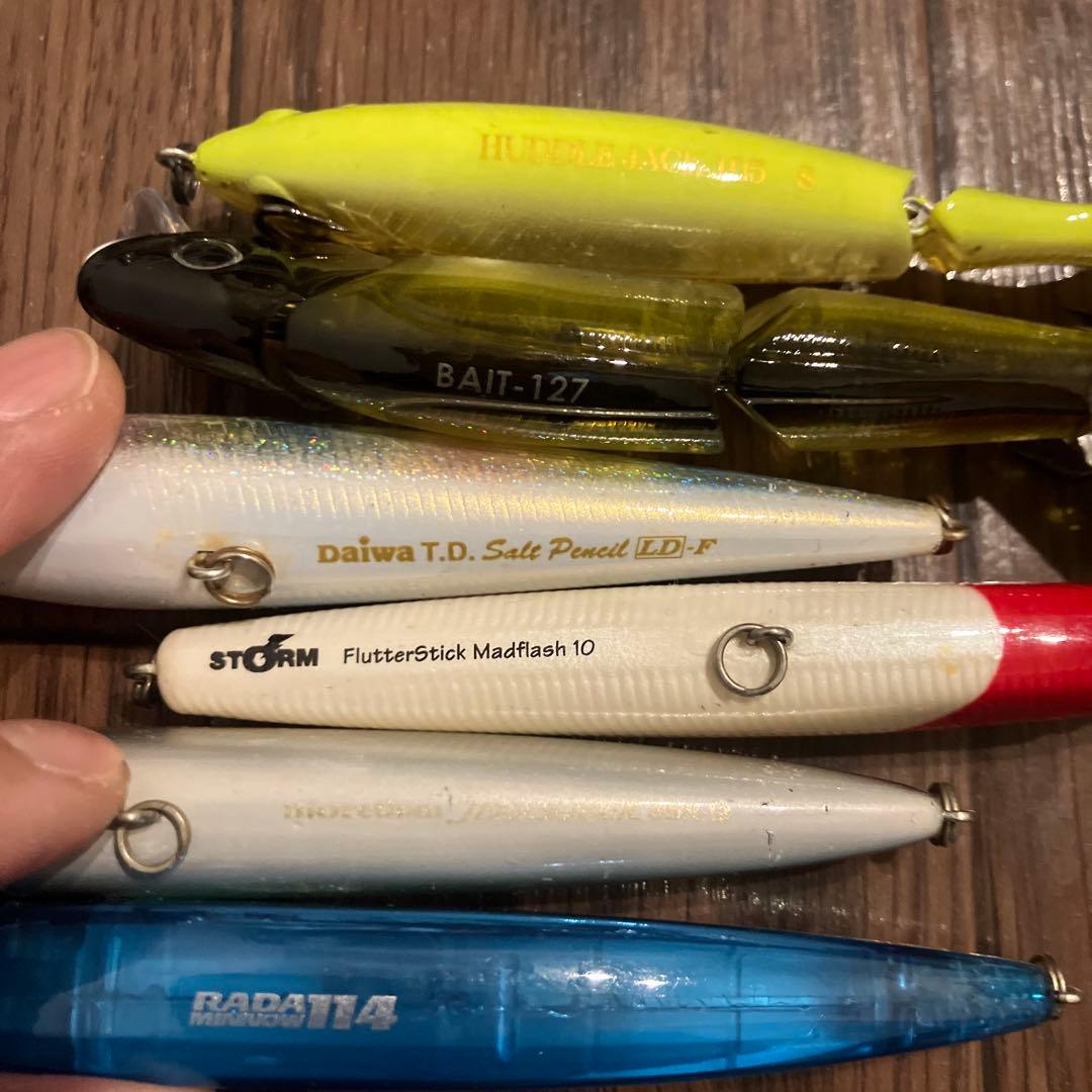 シーバス用ルアー37個まとめ売り！未使用フック付き