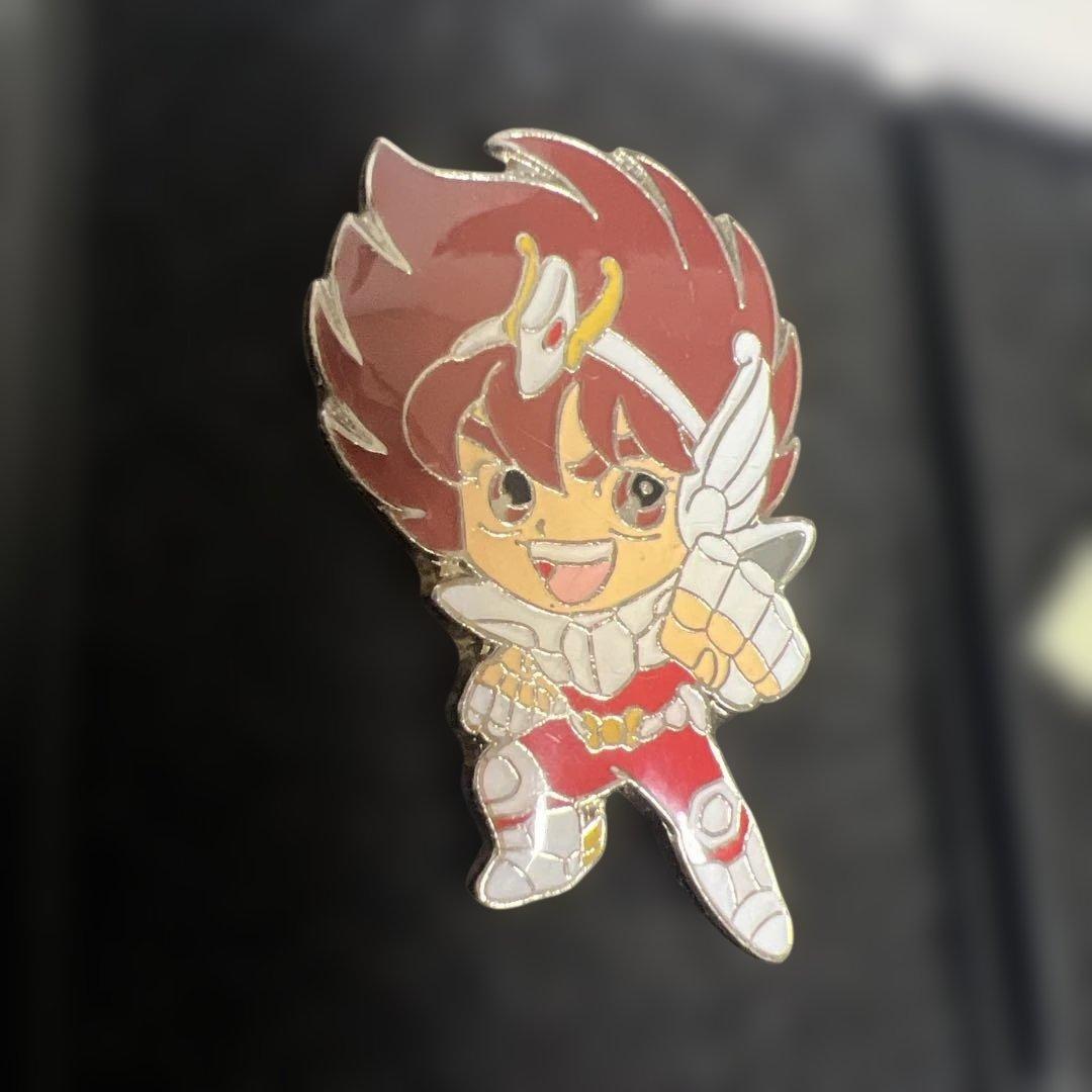 聖闘士星矢 ピンズ 5点フルセット 青銅聖闘士 ケース入り 当時物