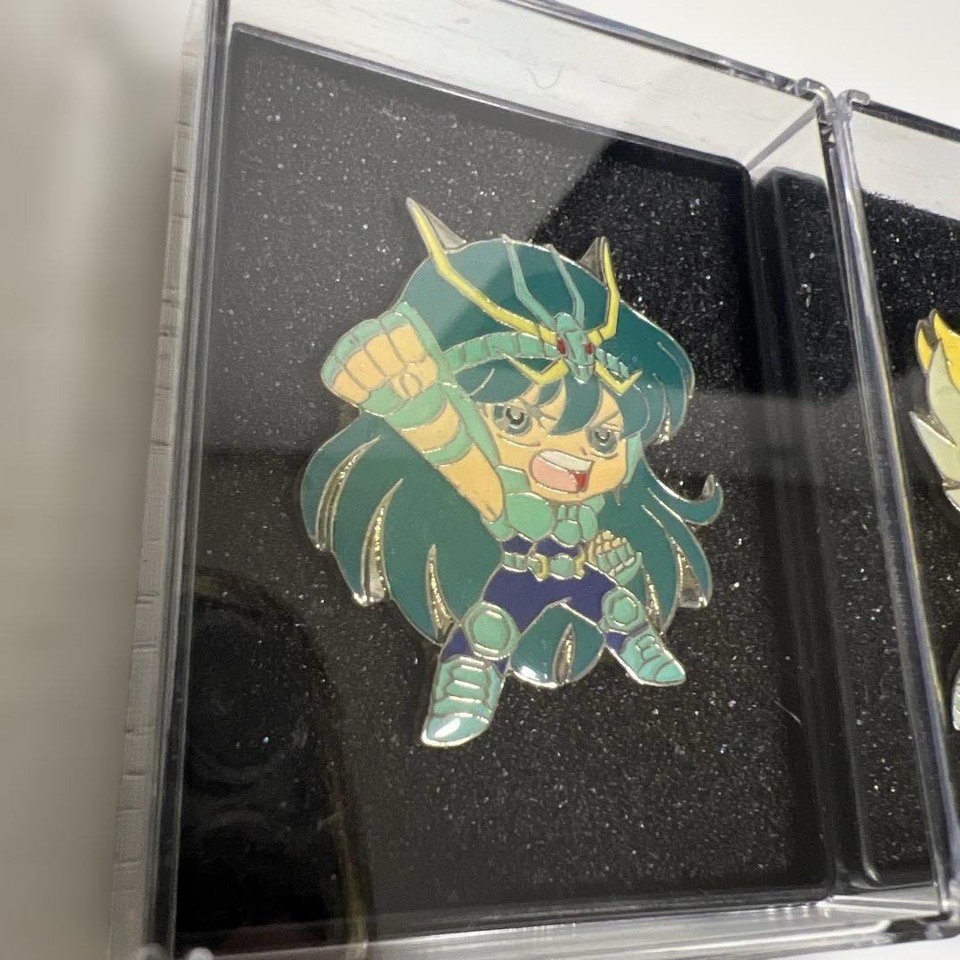 聖闘士星矢 ピンズ 5点フルセット 青銅聖闘士 ケース入り 当時物