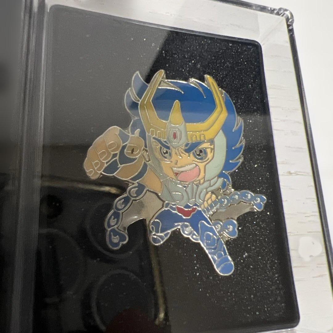 聖闘士星矢 ピンズ 5点フルセット 青銅聖闘士 ケース入り 当時物