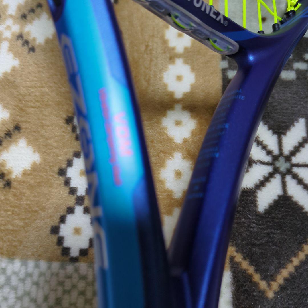 YONEX 硬式テニスラケット 青/黄