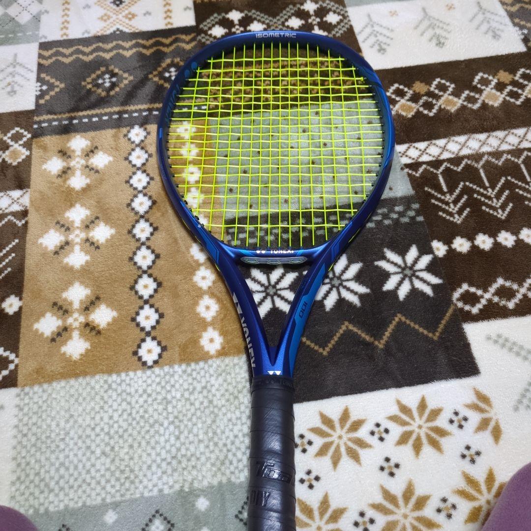 YONEX 硬式テニスラケット 青/黄