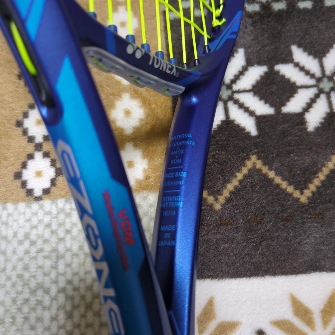 YONEX 硬式テニスラケット 青/黄