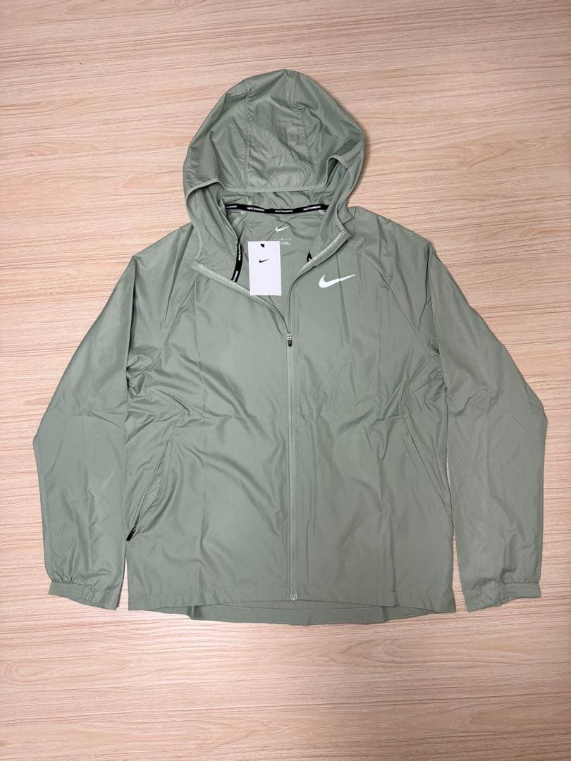 [新品] NIKE ナイキ　ランニングジャケット　パーカー　XLサイズ　グリーン