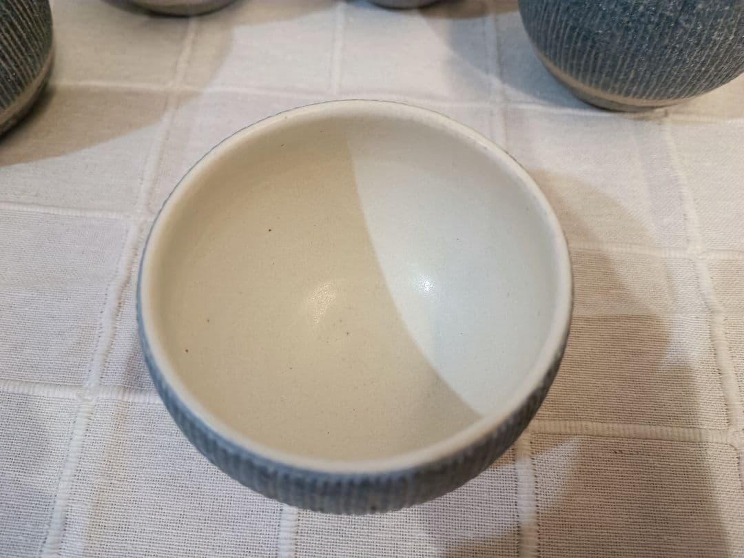 笠間焼　湯呑み5個セット　飯沼耕市氏作