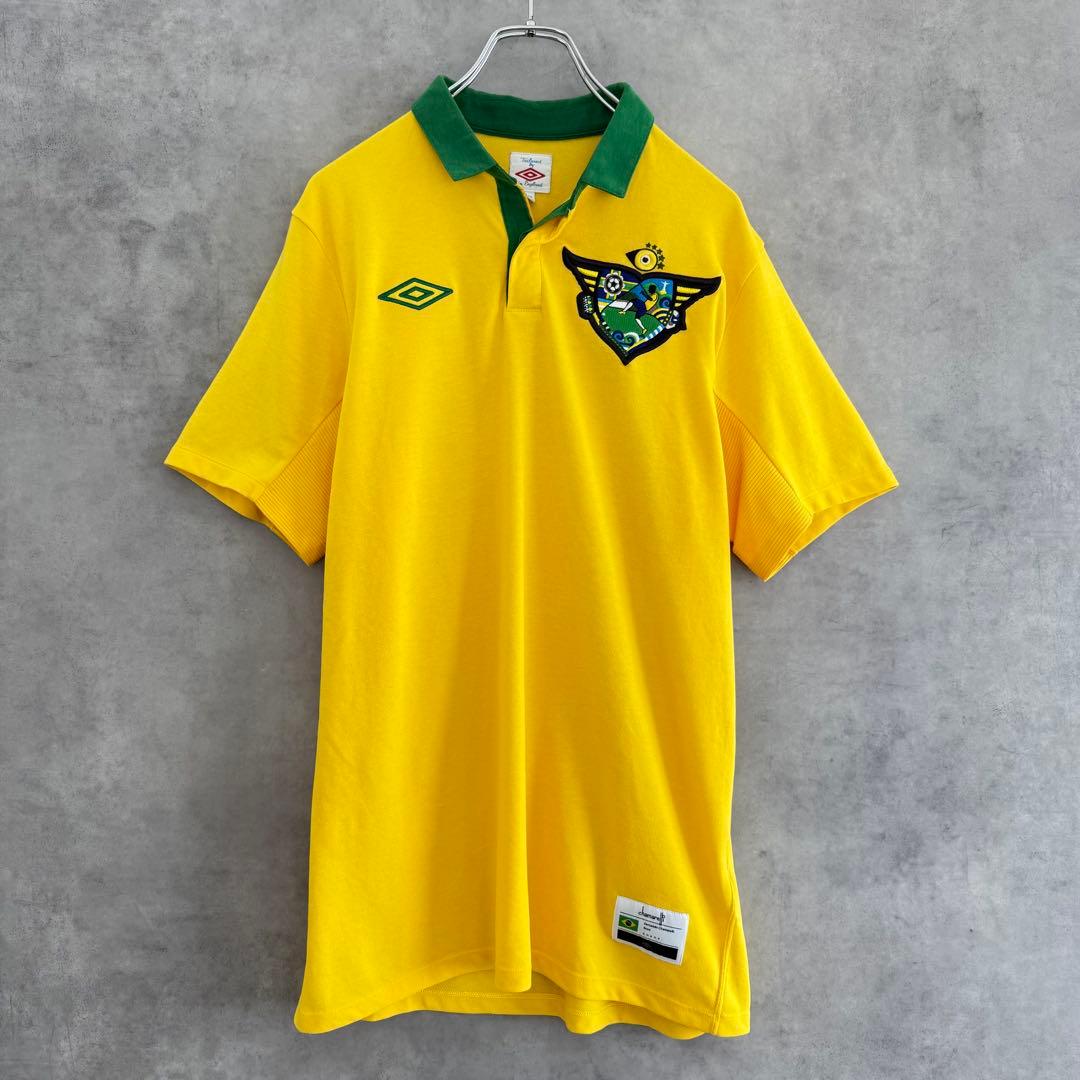 UMBRO アンブロ ブラジル代表ユニフォーム ゲームシャツ イエロー 40 L