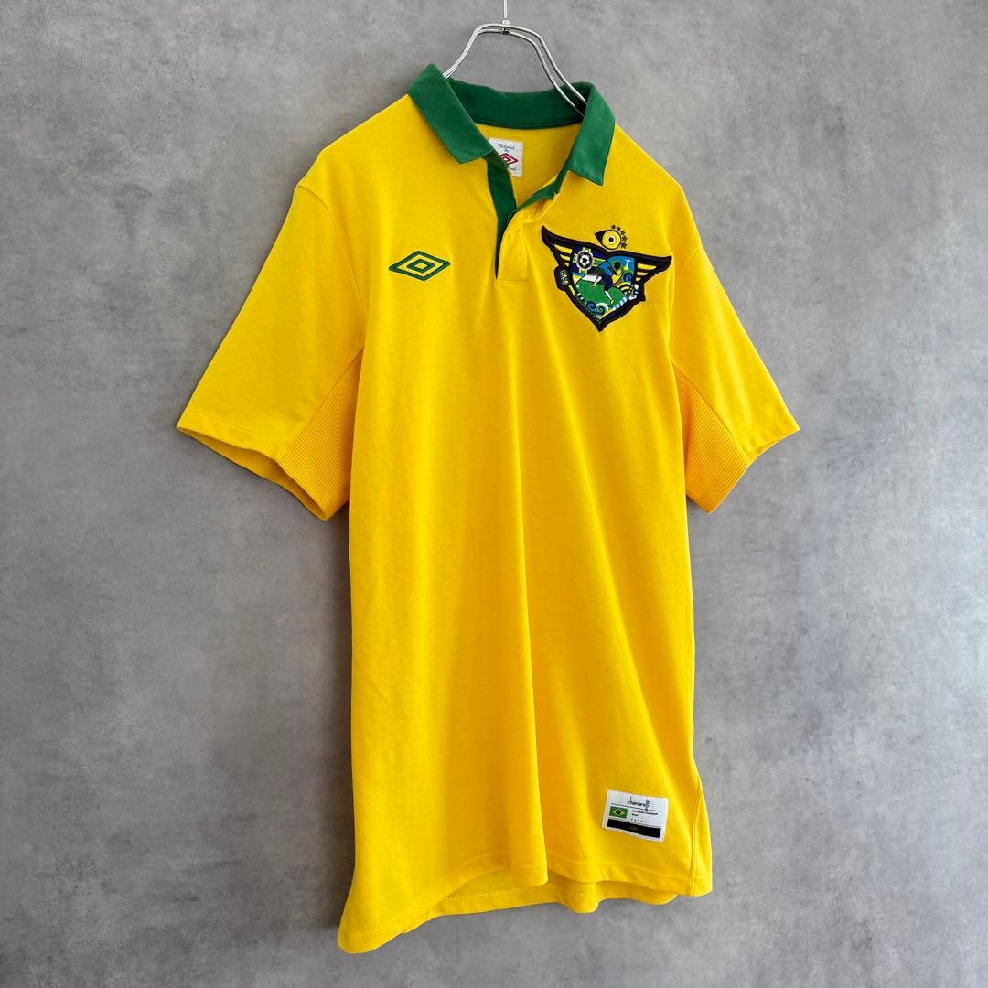 UMBRO アンブロ ブラジル代表ユニフォーム ゲームシャツ イエロー 40 L