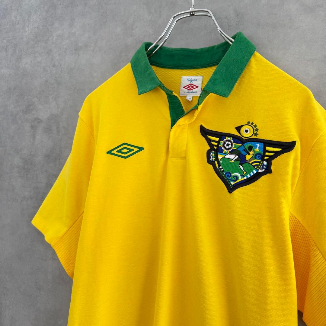 UMBRO アンブロ ブラジル代表ユニフォーム ゲームシャツ イエロー 40 L