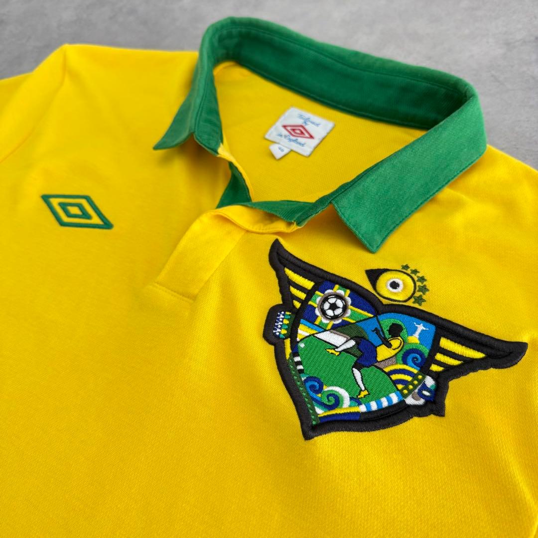 UMBRO アンブロ ブラジル代表ユニフォーム ゲームシャツ イエロー 40 L