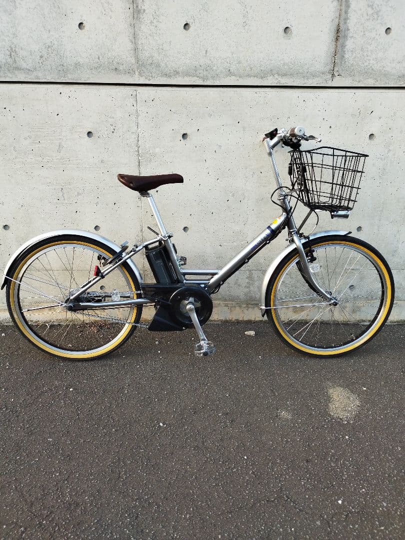 函館　美品　電動アシスト自転車 YAMAHA PAS City V