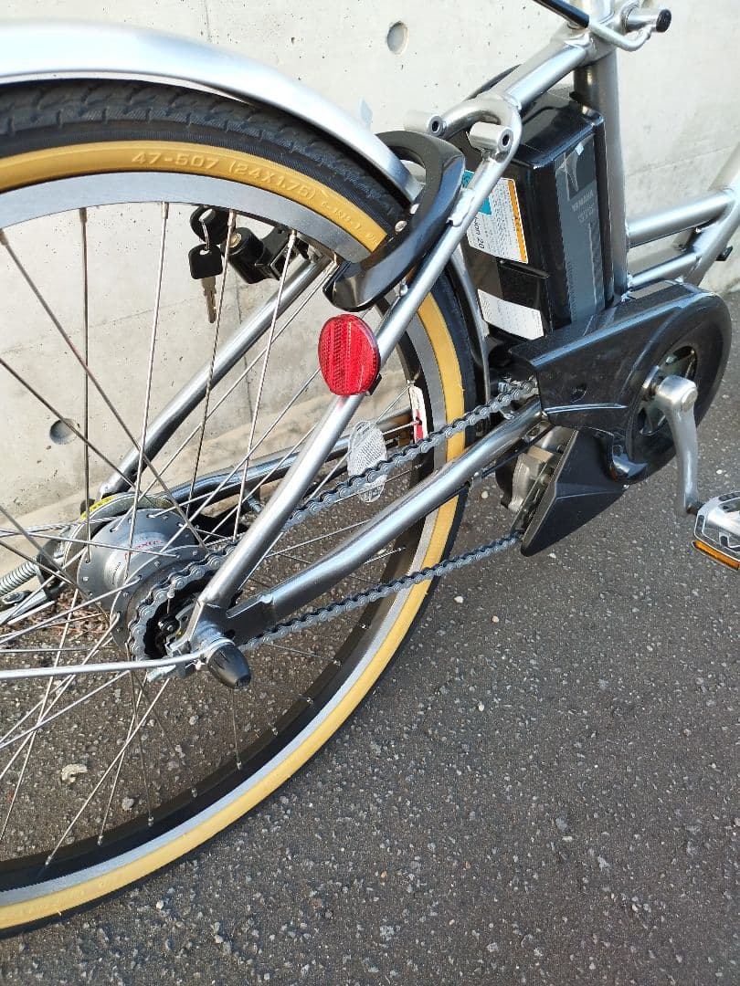 函館　美品　電動アシスト自転車 YAMAHA PAS City V