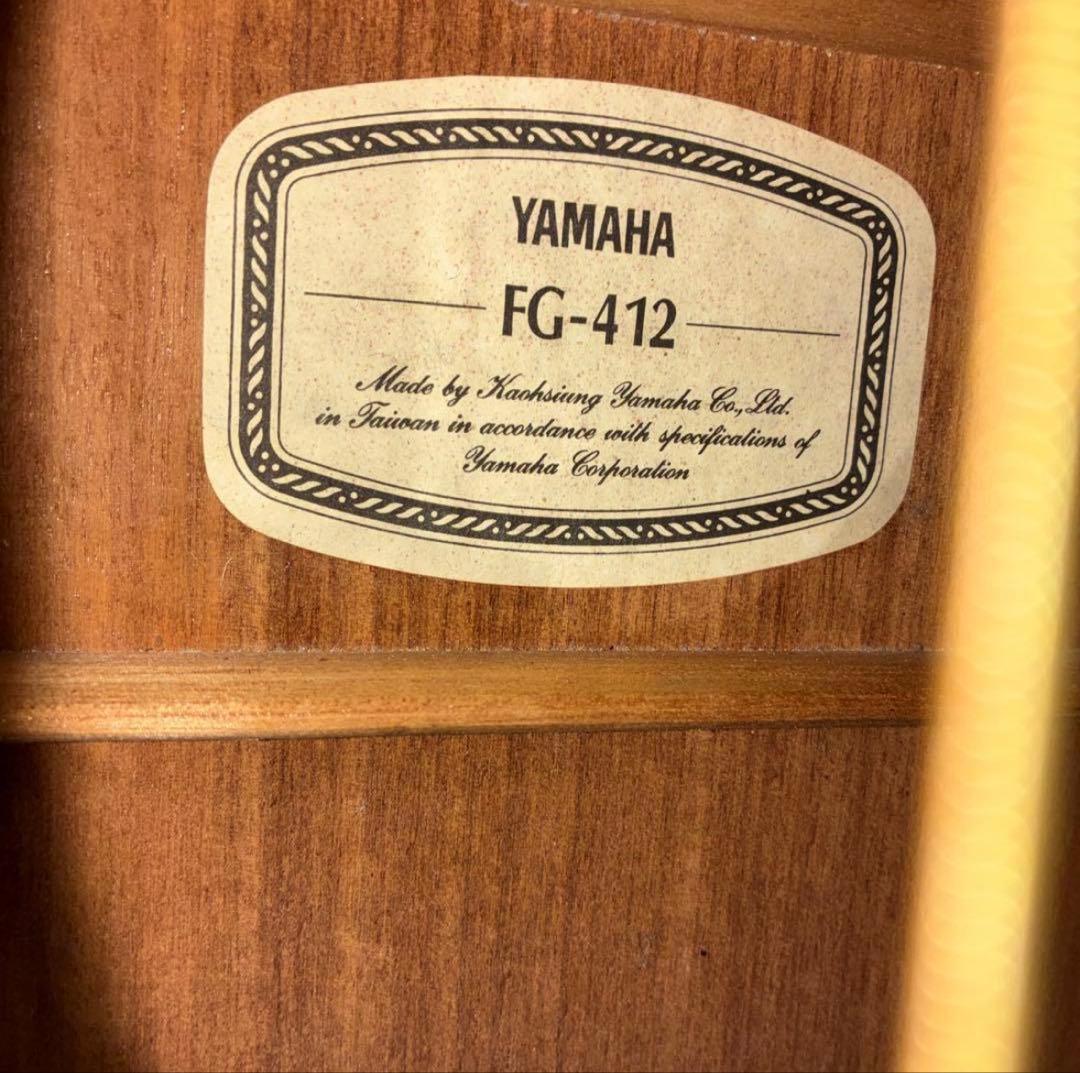 YAMAHA アコースティックギターfg-412