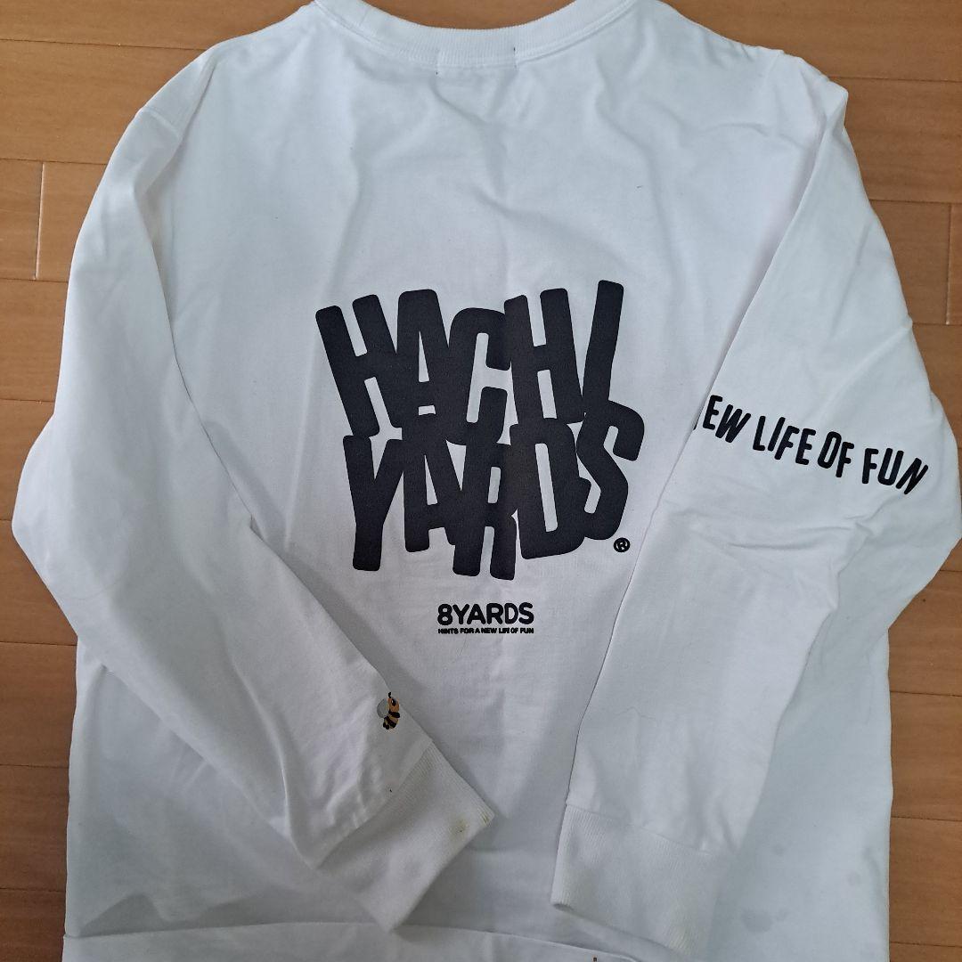美品！8YARDS ホワイト 長袖シャツ L