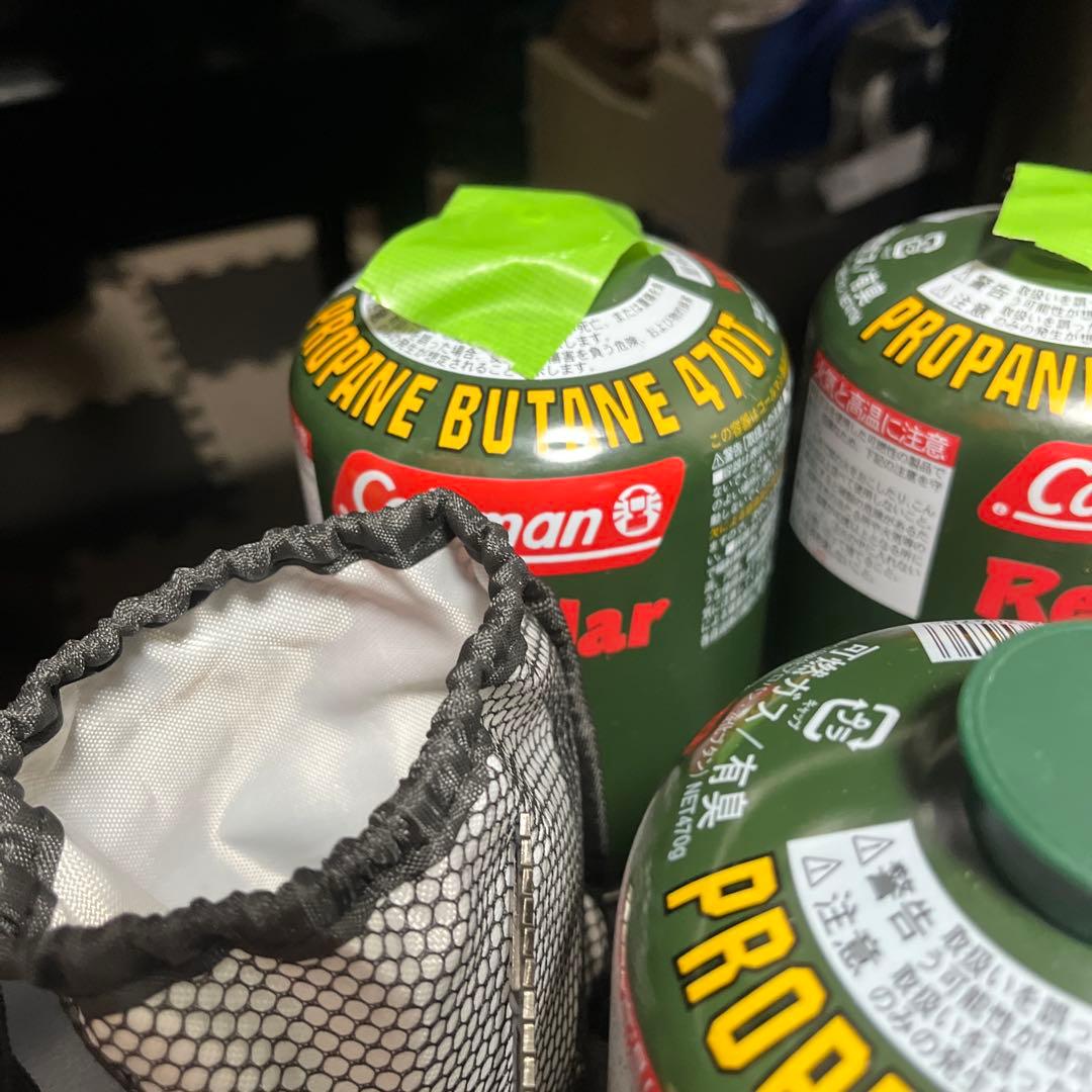 Coleman ガス缶 470g 4本とバーナーセット