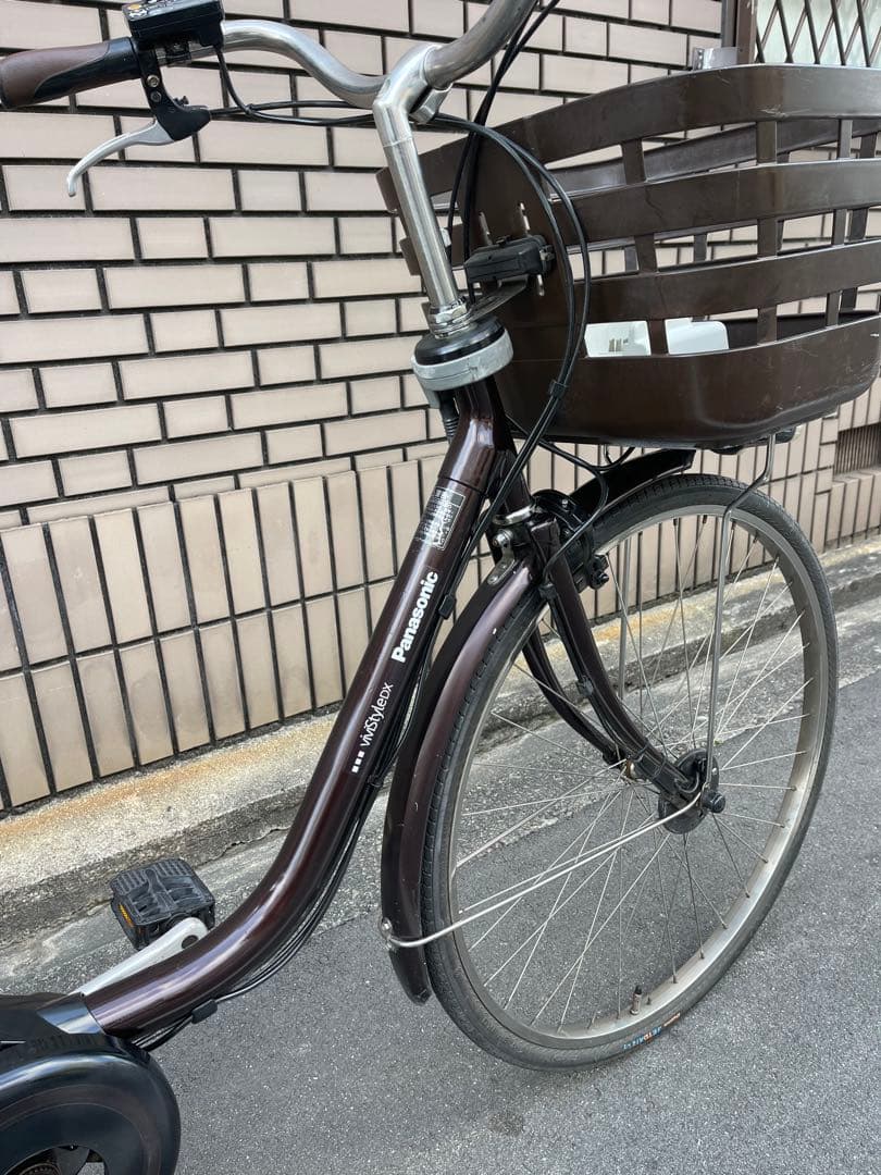 「防犯登録込み」8.9ahパナソニック電動アシスト自転車26インチ