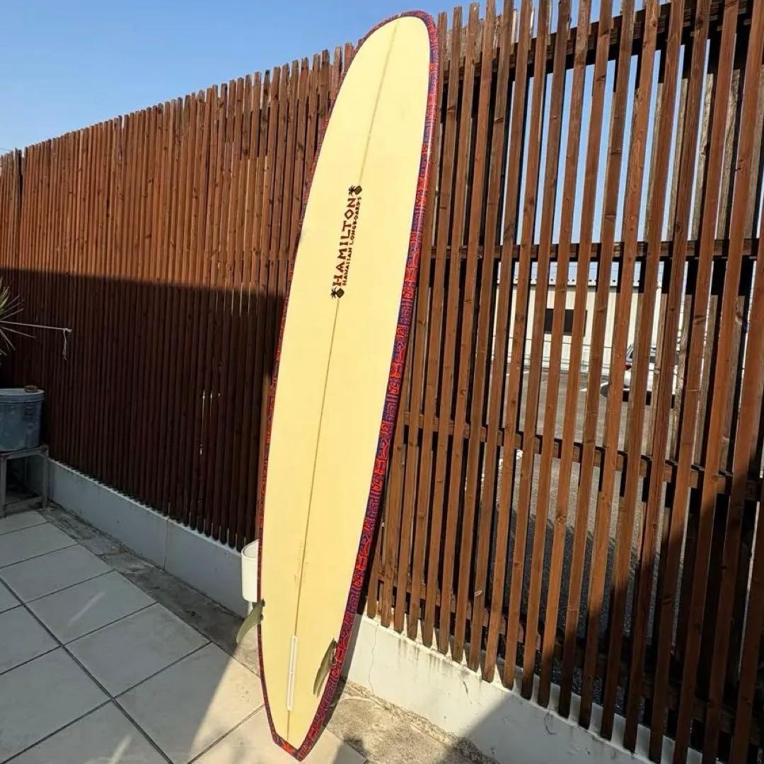 Bill Hamilton ロングボード 9’3” ハンドシェイプ サイン入り