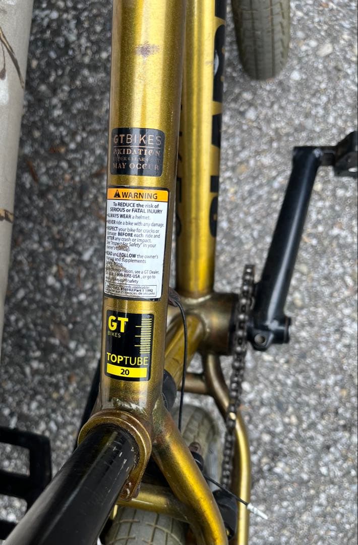 LALA様千葉限定BMXバイク ゴールド 20インチ