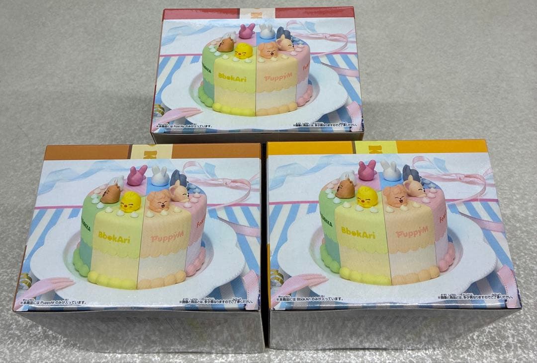 SKZOO BIRTHDAY CAKE コレクション vol.3 4　計3種