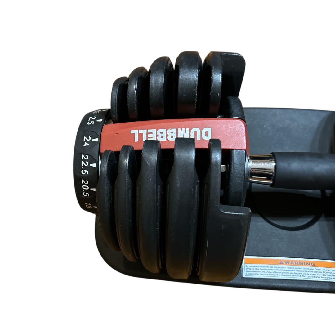 美品 DUMBELL② ダンベル 可変式 24kg TOPFILM