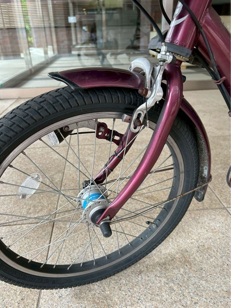 【千葉市・引き渡し】FRACKERS シュシュ チャイルドシート付き 自転車