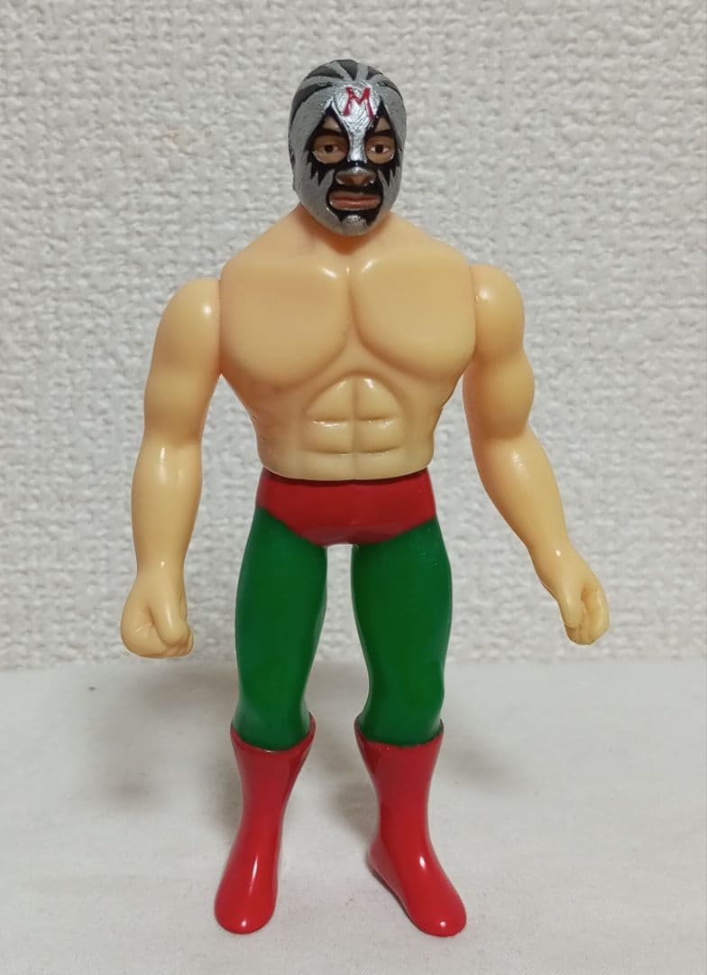 ミルマスカラス フィギュア 全日本プロレス ソフビ タイガーマスク ドスカラス