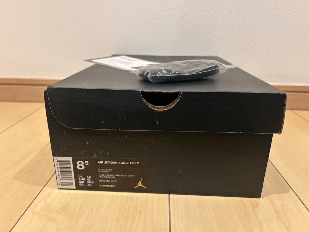 NIKE エアジョーダン1 ゴルフシューズ PRM 黒 26.5cm