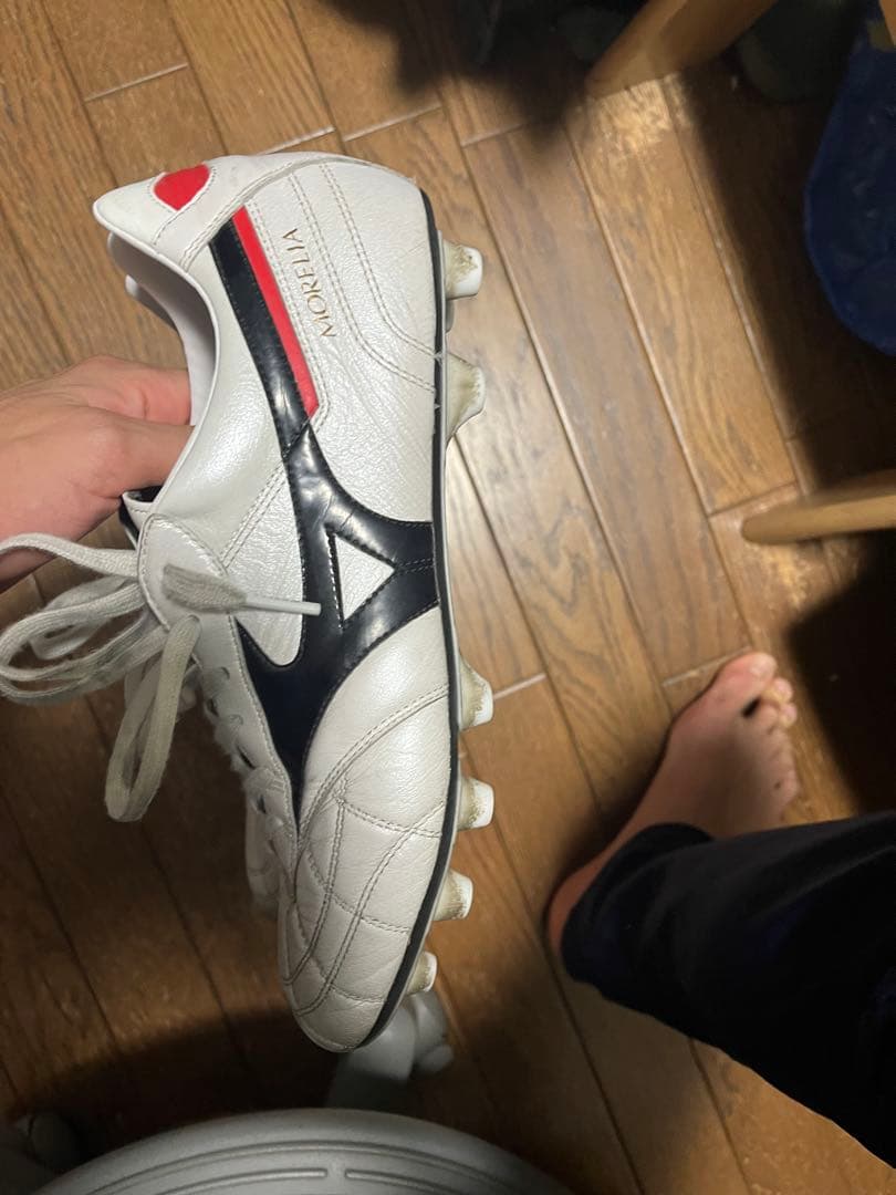 Mizuno Morelia 2 ホワイト/ブラック　セット