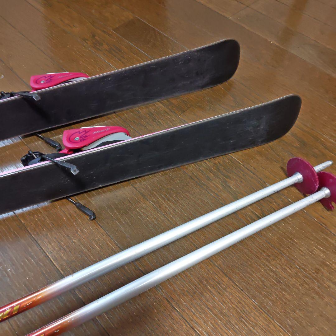 【送料込み】ジュニアスキーフルセット118m　21/22cm