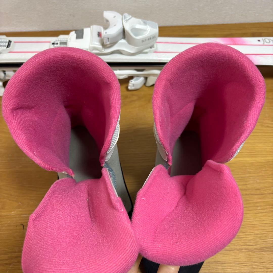 極美品　ジュニア　子供　女の子　スキー板セットHEAD hart 24cm
