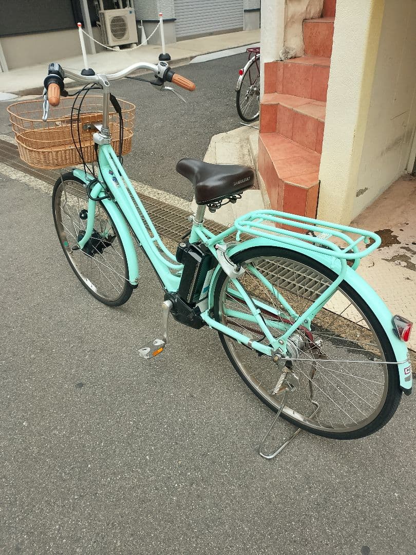 大阪 12Ah 美車 ブリヂストン 電動アシスト自転車 デュアル カジュナe