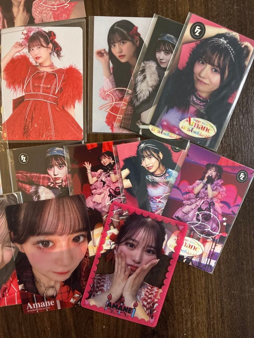 月足天音 チェキ ポストカード トレカ シール セット18枚