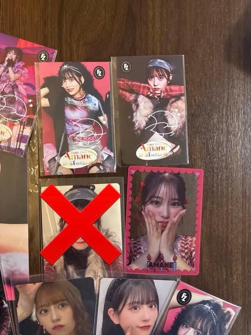 月足天音 チェキ ポストカード トレカ シール セット18枚