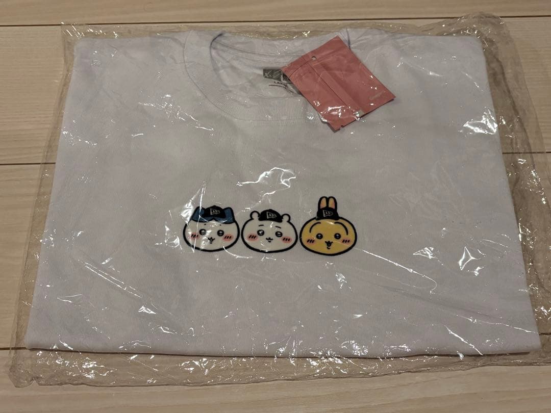 NEW ERA×ちいかわ 半袖　コットン　Tシャツ ホワイト　LARGE サイズ