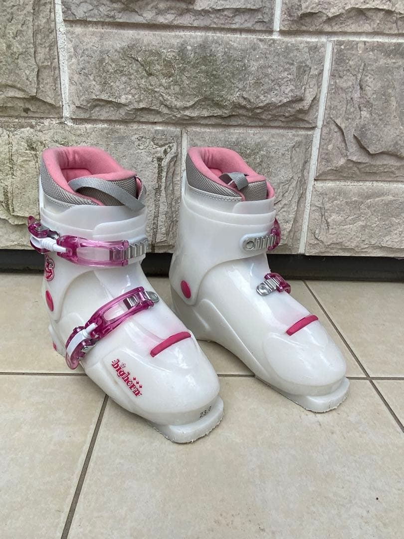 Rossignol ピンクスキーセット 花柄