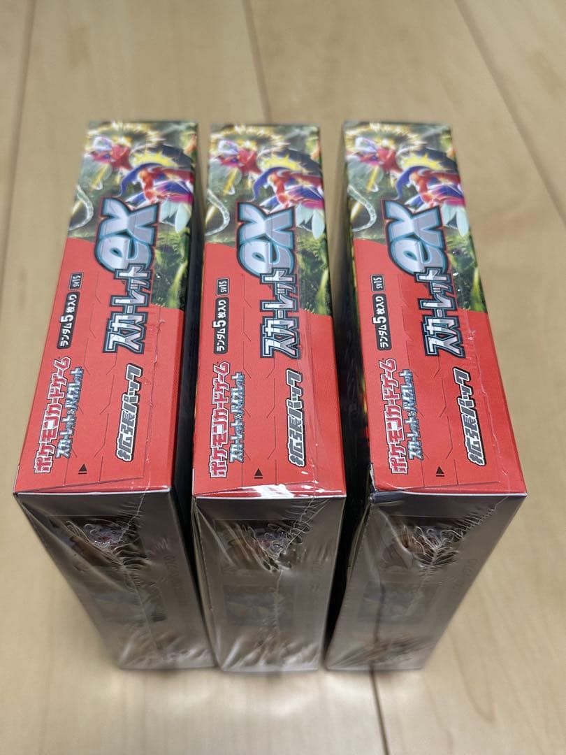 ポケモンカードスカーレットex & バイオレットex シュリンク付き合計6box