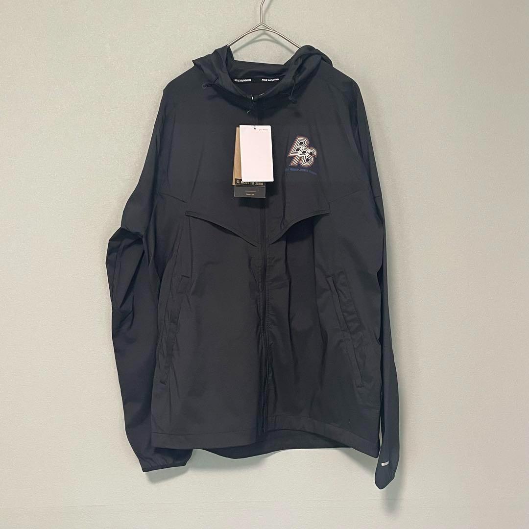 2XL 新品 ナイキ ウインドランナー ランニングジャケット レペル 黒