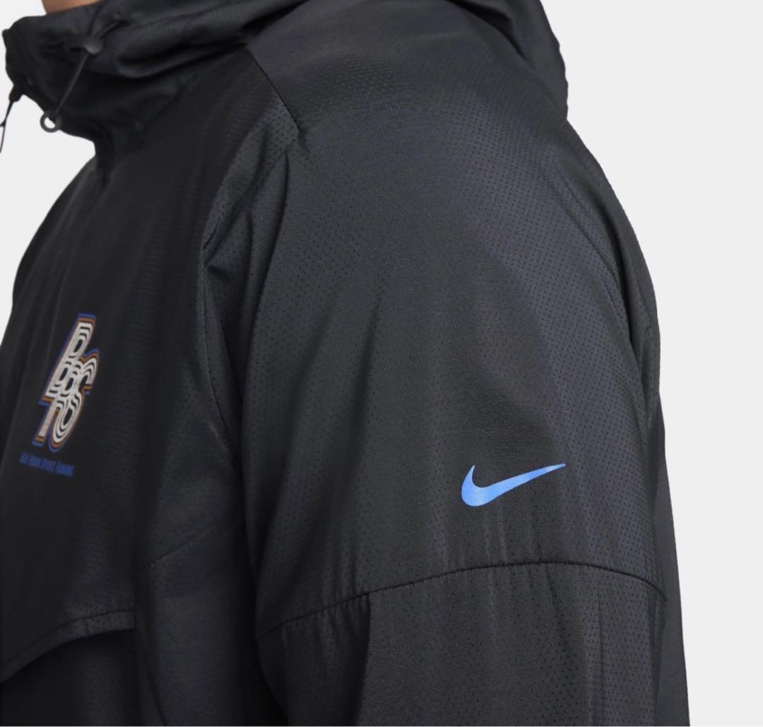 2XL 新品 ナイキ ウインドランナー ランニングジャケット レペル 黒