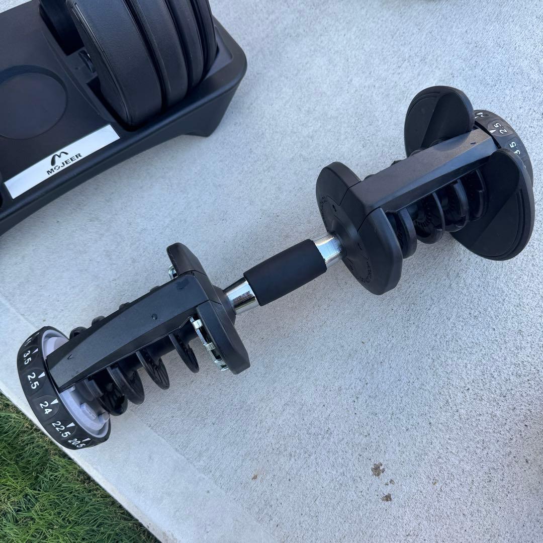 ① 可変式ダンベル　24KG　筋トレ