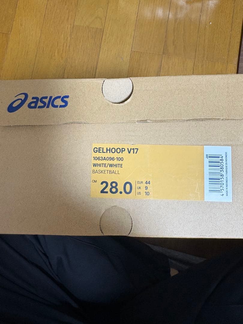 asics GELHOOP Ｖ17 28.0cm ホワイト