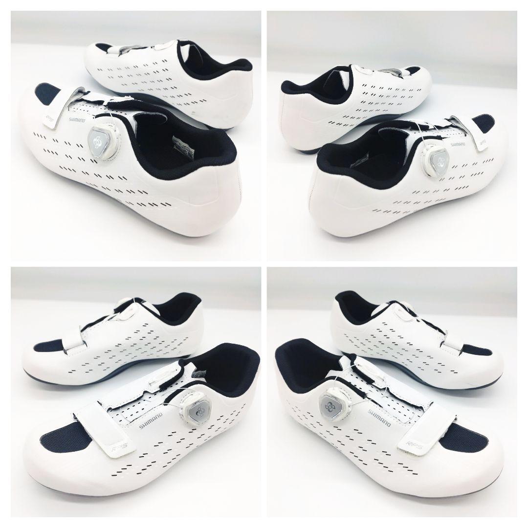 極美　シマノ RP5　ロードシューズ　40 25.2cm　SH-RP501　白