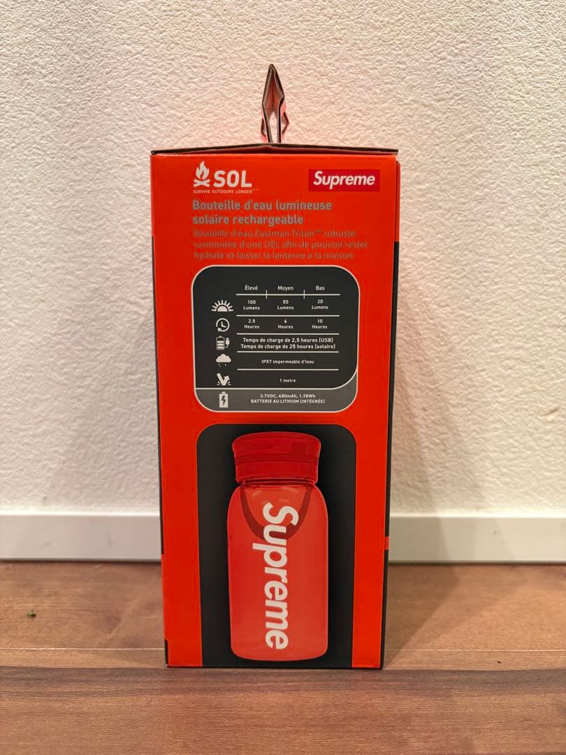 弁当箱・水筒 Supreme x SOL Water Bottle Lantern \"Red\"