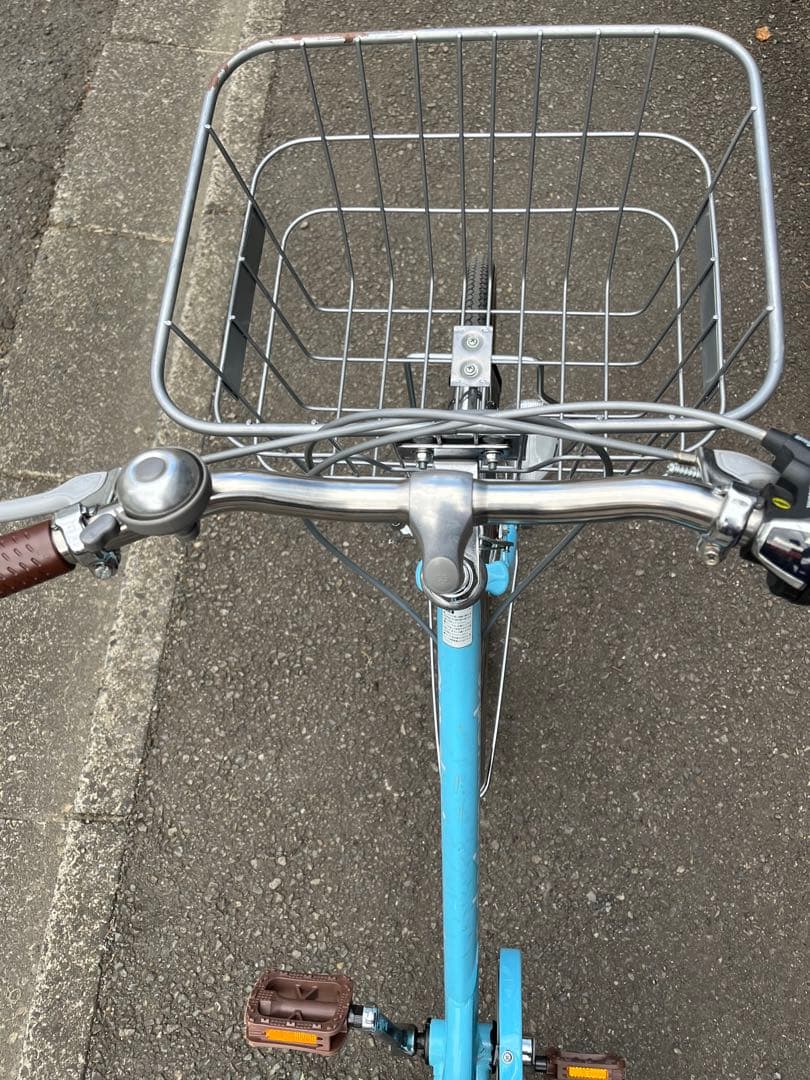 自転車　26インチ　ライトブルー　中古【引取限定】