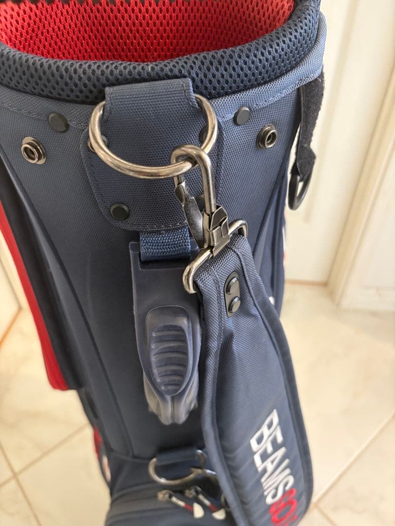 BEAMS GOLF スタンドキャディバッグ3 ネイビー