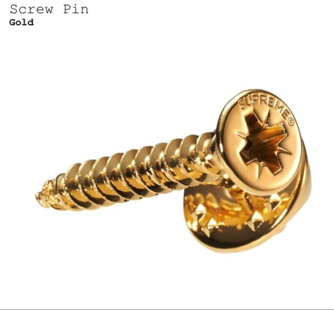 ピンズ・ピンバッジ・缶バッジ Supreme Not Sorry Pin & Screw Pin 2 set